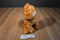 Ty Beanie Buddy Garfield Orange Cat 2004 Beanbag Plush With Green Eyes