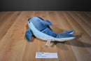 Aurora Blue and White Dolphin Plush