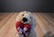 Douglas Golden Retriever Dog with Red Heart Beanbag Plush