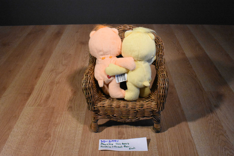 JAKKS Pacific Play Along Care Bears Funshine and Friend Bears 2002 Plush