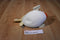 Aurora Yellow and White Pufferfish Beanbag Plush With Orange Spots