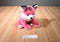 Aurora Girlz Nation Pink and White Fox 2015 Beanbag Plush With Pink Leopard Print Bow