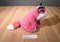 Aurora Girlz Nation Pink and White Fox 2015 Beanbag Plush With Pink Leopard Print Bow