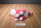Aurora Girlz Nation Pink and White Fox 2015 Beanbag Plush With Pink Leopard Print Bow