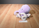 Siaonvr Purple and White Octopus Plush