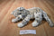 Ty Classic Thomas the Grey and White Spotted Cat 2001 Beanbag Plush