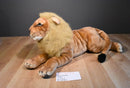 Best Made Male African Lion Beanbag Plush with a Foam Head