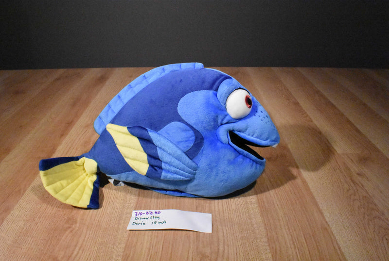 Disney Store Finding Nemo Dory the Blue Tang Fish Beanbag Plush