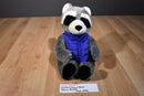 Stuffed animal House Romeo Raccoon Beanbag Plush With Blue Vest