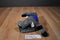 Stuffed animal House Romeo Raccoon Beanbag Plush With Blue Vest