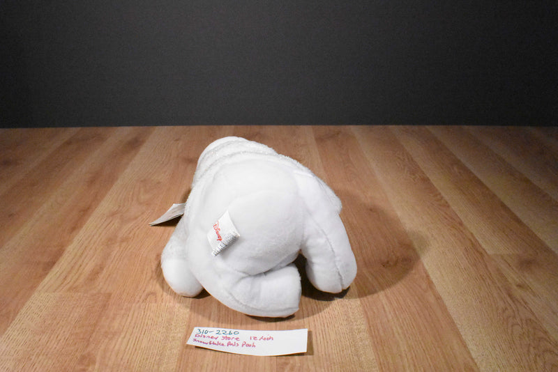 Disney Snowflake Pals White and Silver Pooh Plush