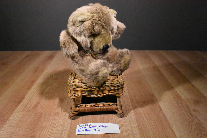 24K Polar Puff Special Effects Brown Bear 1988 Plush