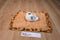 Highlights Magazine Calico Cat Security Blanket with Leopard Spotted Trim