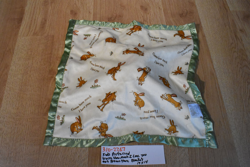 Kids Preferred Guess How Much I Love You Security Blanket