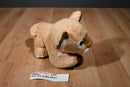 Fiesta Lion Cub Plush With Red Heart and Bow