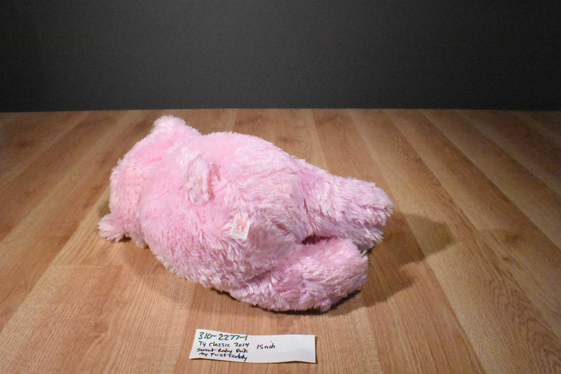 Ty Classic Sweet Baby Pink Bear My First Teddy 2014 Beanbag Plush