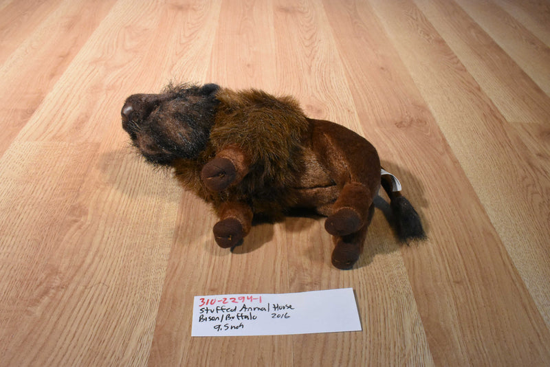Stuffed Animal House Bison Buffalo 2016 Plush