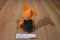 Disney Store Orange Halloween Piglet Beanbag Plush