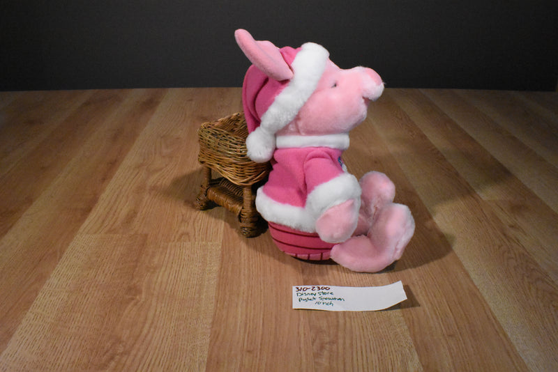 Disney Store Piglet With Snowman Sweater Plush