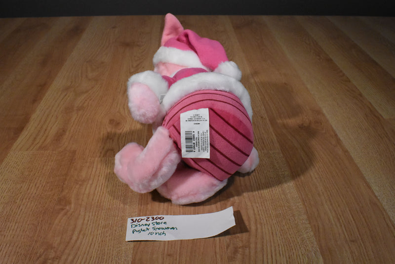 Disney Store Piglet With Snowman Sweater Plush