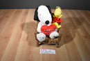 Dan Dee Musical Snoopy With Red Heart 2015 Plush and Woodstock