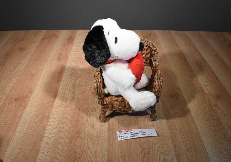 Dan Dee Musical Snoopy With Red Heart 2015 Plush and Woodstock