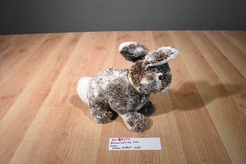 Princess Soft "Cocoa" Brown/ White Bunny Rabbit 2008 Beanbag Plush