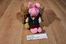 Disney Store Country Christmas Piglet Beanbag Plush