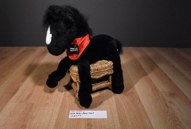 Wells Fargo Pony Al the Black Horse Pony with White Blaze