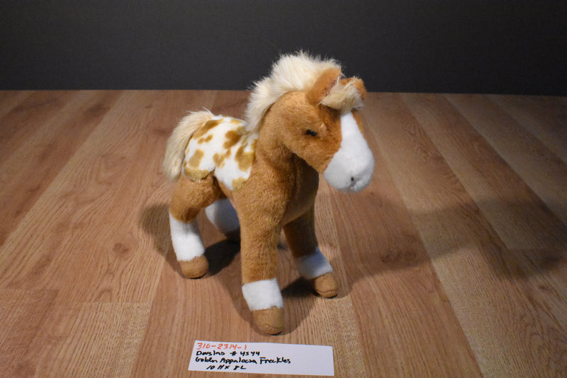 Douglas Freckles the Golden Appaloosa Horse Pony Foal Plush