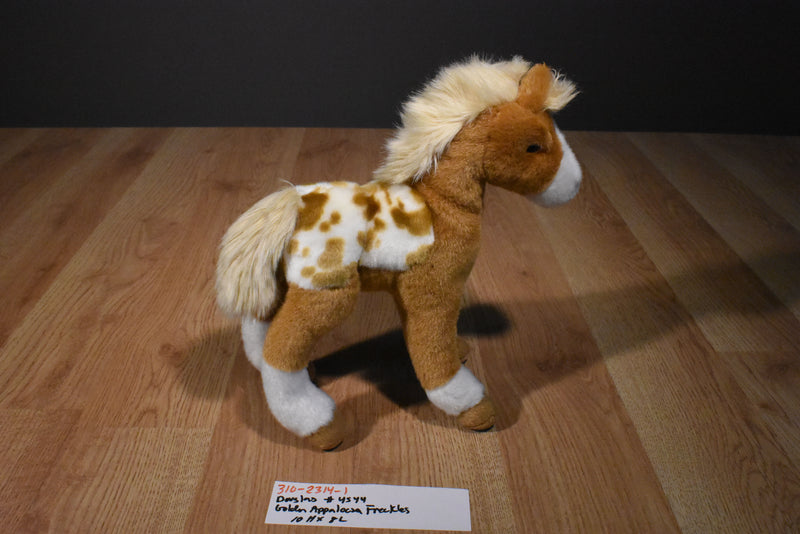 Douglas Freckles the Golden Appaloosa Horse Pony Foal Plush