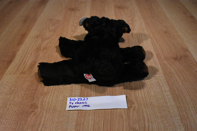 Ty Classic Pepper the Little Black Dog 1996 Beanbag Plush