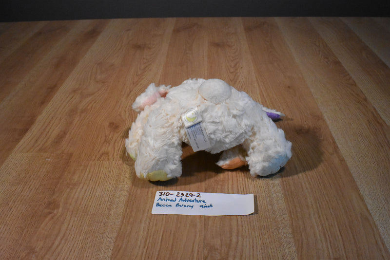 Animal Adventure Becca Beige Bunny Rabbit 2016 Beanbag Plush