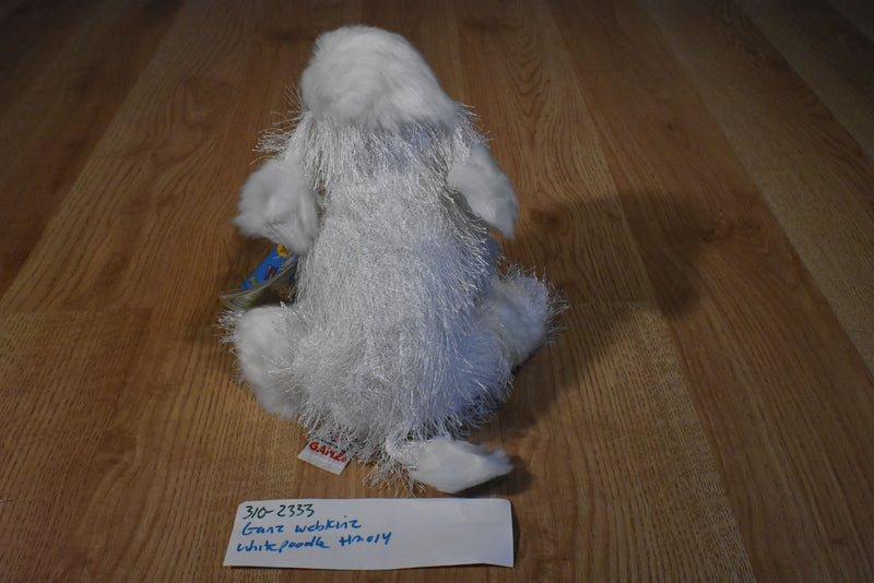 Ganz Webkinz White Poodle Beanbag Plush HM014 Sealed code