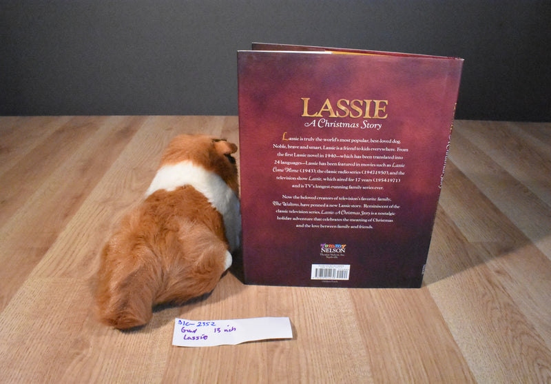 Gund Lassie 1989 Plush and Hardcover Book