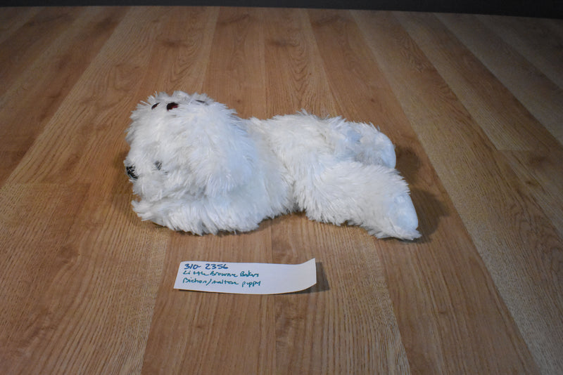 Little Brownie Bakers GSA White Maltese/Bichon Beanbag Plush