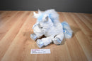 Jo-Ann Fabrics J Bear White and Blue Unicorn 2017 Plush