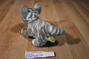 Aurora Miyoni Tots Grey White Tabby Kitten Cat Beanbag Plush