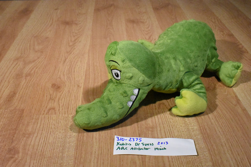 Kohl's Dr. Suess ABC Green Crocodile 2013 Plush