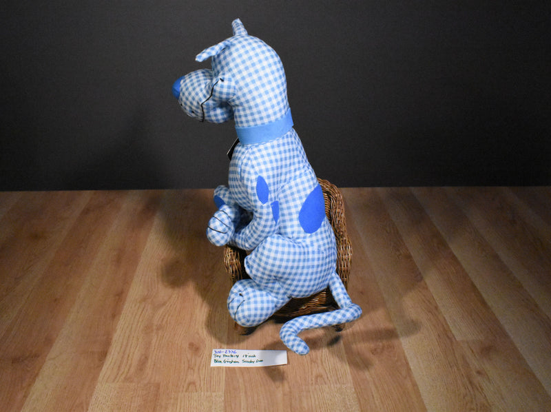 Toy Factory Blue Gingham Scooby-Doo Plush