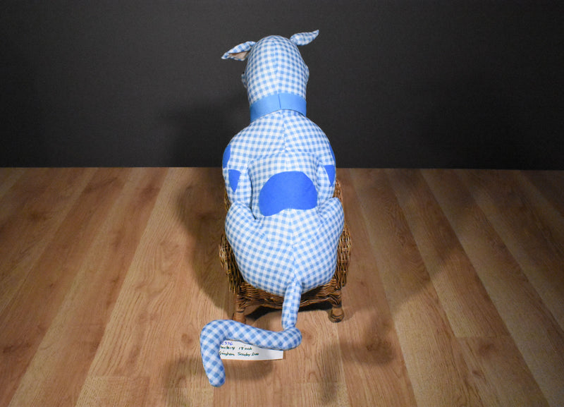 Toy Factory Blue Gingham Scooby-Doo Plush