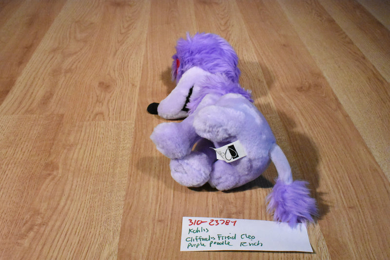 Kohl's Cares Clifford Friend Cleo the Purple Poodle 2003 Plush