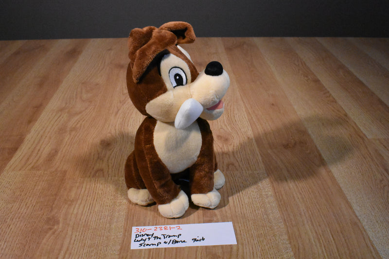 Disney Lady and the Tramp "Scamp" Beanbag Plush with a Bone