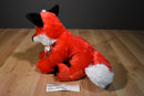 Kids of America Red and White Fox With Heart Bow 2012 Plush