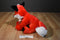 Kids of America Red and White Fox With Heart Bow 2012 Plush
