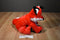 Kids of America Red and White Fox With Heart Bow 2012 Plush