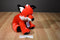Kids of America Red and White Fox With Heart Bow 2012 Plush