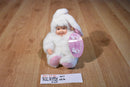 Anne Geddes Baby Bunnies White Bunny 1997 Beanbag Plush