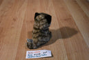 Russ Whiskers Brown Tabby Cat Kitten Beanbag Plush with Blue Eyes