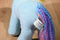 Hasbro My Little Pony Rainbow Dash 2003 Plush with Yarn Mane and Tail
